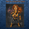 Kitty Pryde Art Illustration Hard Signed 8.5x11in Fine Art PRINT