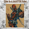 Deadpool Art Illustration Hard Signed 8.5x11in Fine Art PRINT