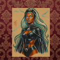 Storm Art Illustration Hard Signed 8.5x11in Fine Art PRINT
