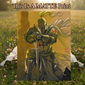 Crusader Art Illustration Hard Signed 8.5x11in Fine Art PRINT