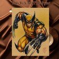 Wolverine Art Illustration Hard Signed 8.5x11in Fine Art PRINT