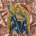 OC Art Illustration Hard Signed 8.5x11in Fine Art PRINT