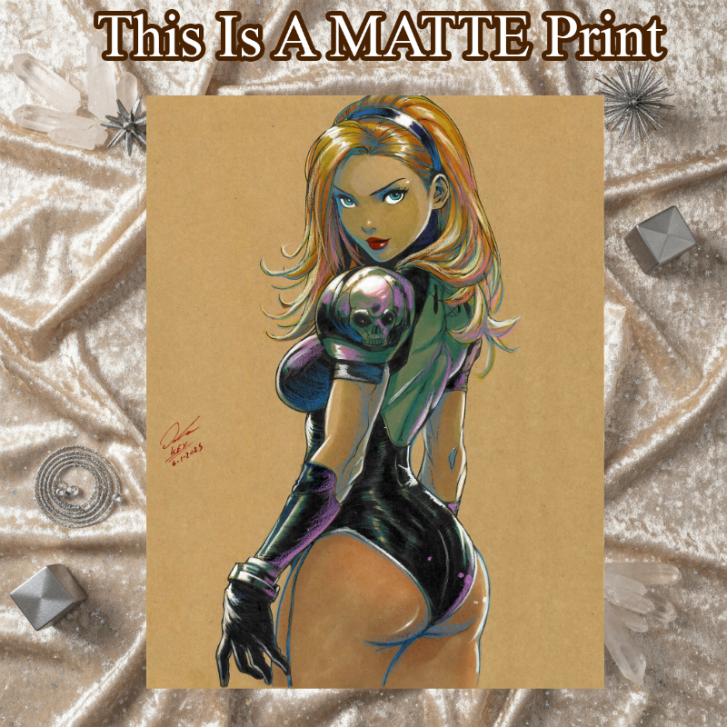 OC Art Illustration Hard Signed 8.5x11in Fine Art PRINT