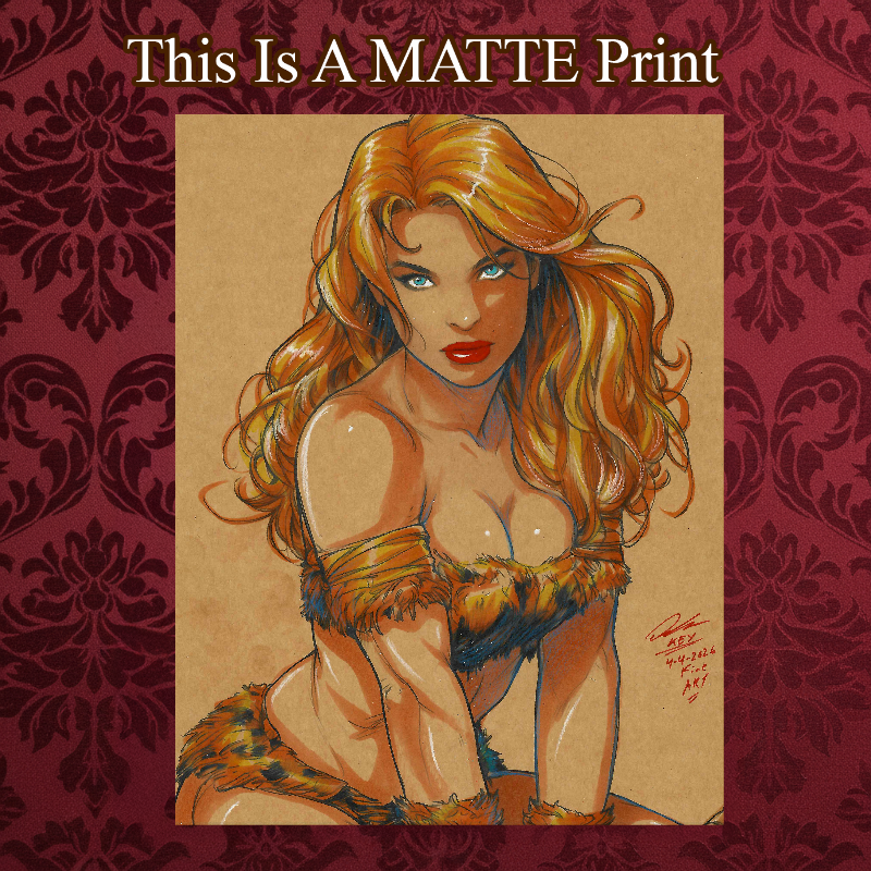 Shanna Art Illustration Hard Signed 8.5x11in Fine Art PRINT