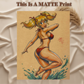 Mandy Art Illustration Hard Signed 8.5x11in Fine Art PRINT