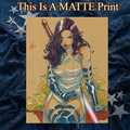 Psylocke Art Illustration Hard Signed 8.5x11in Fine Art PRINT