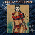 Shi Art Illustration Hard Signed 8.5x11in Fine Art PRINT