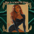 Mary Jane Art Illustration Hard Signed 8.5x11in Fine Art PRINT