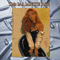 Mary Jane Art Illustration Hard Signed 8.5x11in Fine Art PRINT