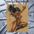 Vampirella Art Illustration Hard Signed 8.5x11in Fine Art PRINT