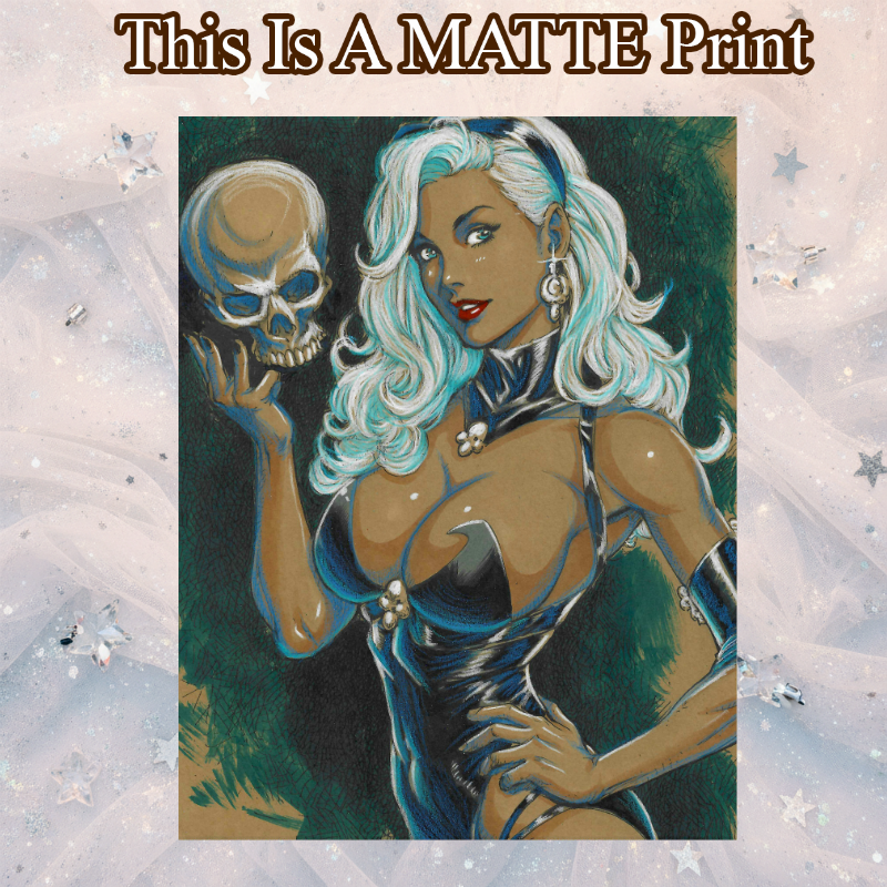 OC Art Illustration Hard Signed 8.5x11in Fine Art PRINT