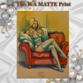 Emma Frost Art Illustration Hard Signed 8.5x11in Fine Art PRINT