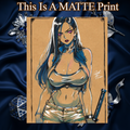 Psylocke Art Illustration Hard Signed 8.5x11in Fine Art PRINT