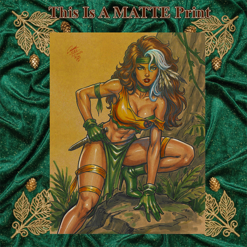 Rogue Art Illustration Hard Signed 8.5x11in Fine Art PRINT