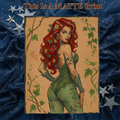 Poison Ivy Art Illustration Hard Signed 8.5x11in Fine Art PRINT