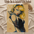 Gwen Stacy Art Illustration Hard Signed 8.5x11in Fine Art PRINT