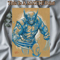 Wolverine Art Illustration Hard Signed 8.5x11in Fine Art PRINT