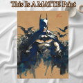 Batman Art Illustration Hard Signed 8.5x11in Fine Art PRINT