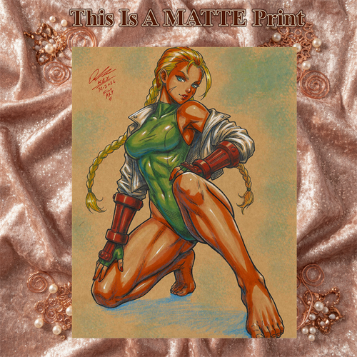 Cammy Art Illustration Hard Signed 8.5x11in Fine Art PRINT