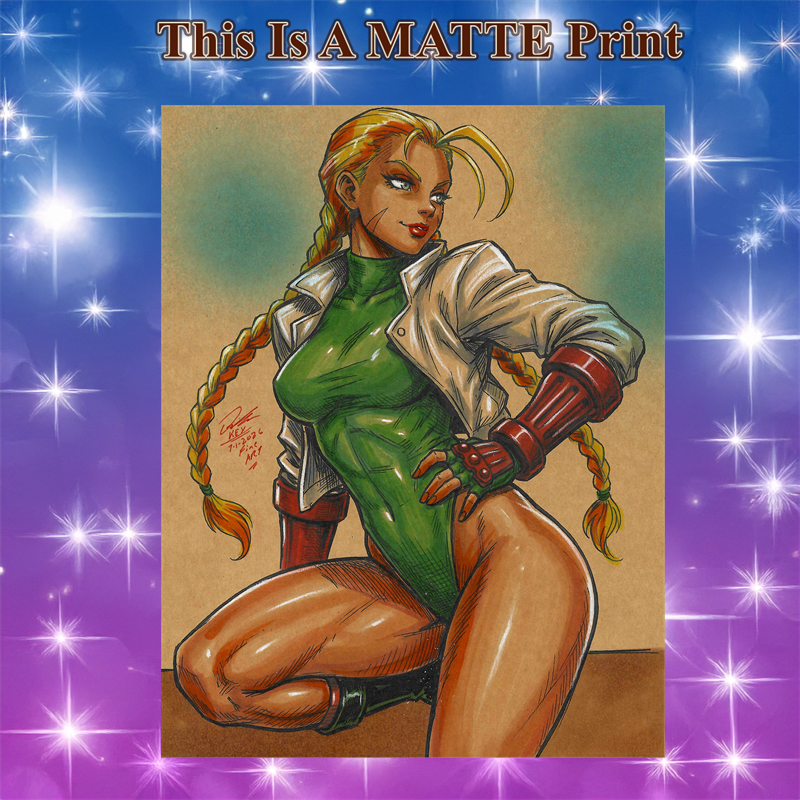Cammy Art Illustration Hard Signed 8.5x11in Fine Art PRINT