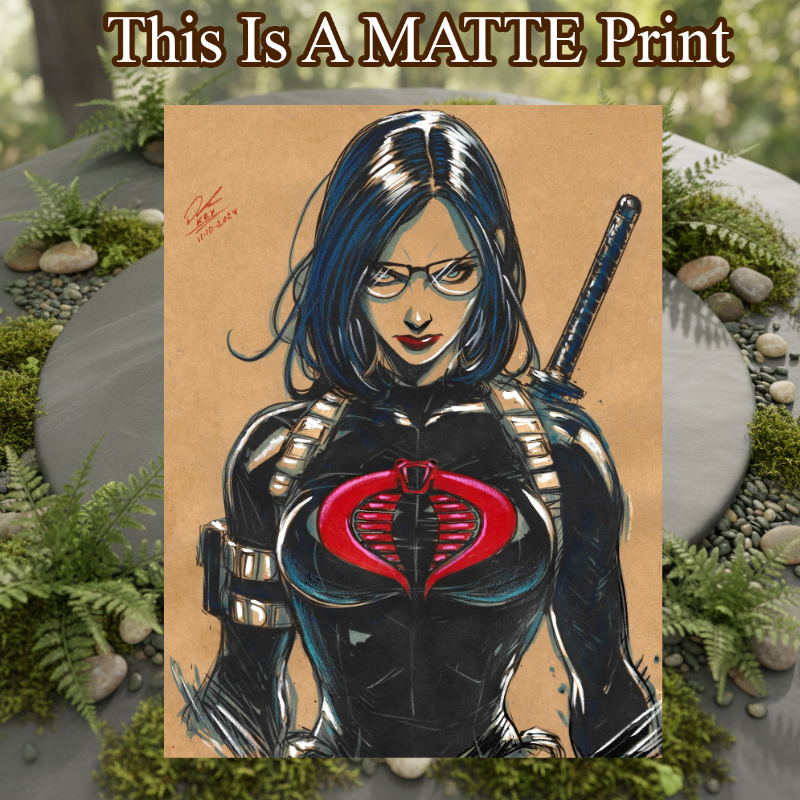 Baroness Art Illustration Hard Signed 8.5x11in Fine Art PRINT