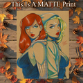 Mary Jane Art Illustration Hard Signed 8.5x11in Fine Art PRINT