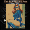 Batgirl Art Illustration Hard Signed 8.5x11in Fine Art PRINT