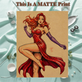 Jessica Rabbit Art Illustration Hard Signed 8.5x11in Fine Art PRINT