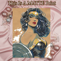 Wonder Woman Art Illustration Hard Signed 8.5x11in Fine Art PRINT