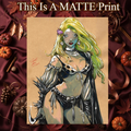 Jungle Girl Art Illustration Hard Signed 8.5x11in Fine Art PRINT