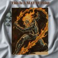 Ghost Rider Art Illustration Hard Signed 8.5x11in Fine Art PRINT