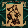 Tifa Lockhart Art Illustration Hard Signed 8.5x11in Fine Art PRINT