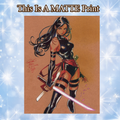 Psylocke Art Illustration Hard Signed 8.5x11in Fine Art PRINT