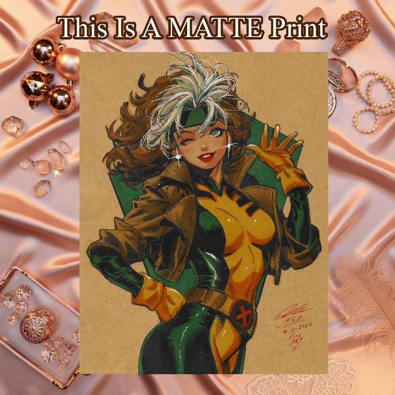 Rogue Art Illustration Hard Signed 8.5x11in Fine Art PRINT