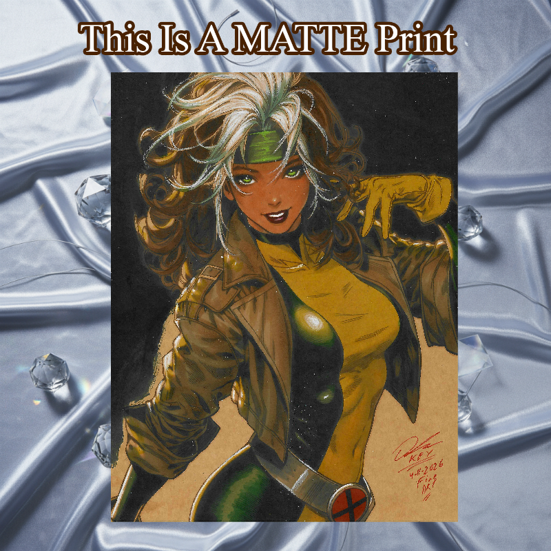 Rogue Art Illustration Hard Signed 8.5x11in Fine Art PRINT