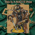 Gambit Art Illustration Hard Signed 8.5x11in Fine Art PRINT