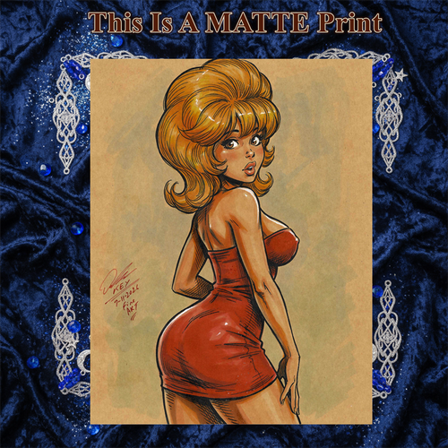 Annie Fanny Art Illustration Hard Signed 8.5x11in Fine Art PRINT