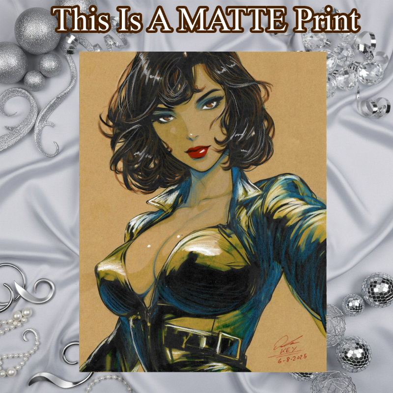 April Oneil Art Illustration Hard Signed 8.5x11in Fine Art PRINT