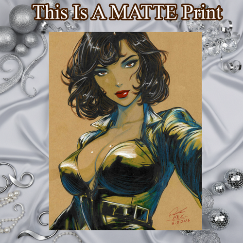 April Oneil Art Illustration Hard Signed 8.5x11in Fine Art PRINT
