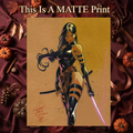 Psylocke Art Illustration Hard Signed 8.5x11in Fine Art PRINT