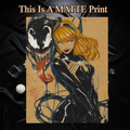 Gwen X Venom Art Illustration Hard Signed 8.5x11in Fine Art PRINT