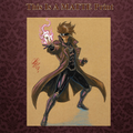 Gambit Art Illustration Hard Signed 8.5x11in Fine Art PRINT