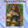 Red Sonja Art Illustration Hard Signed 8.5x11in Fine Art PRINT