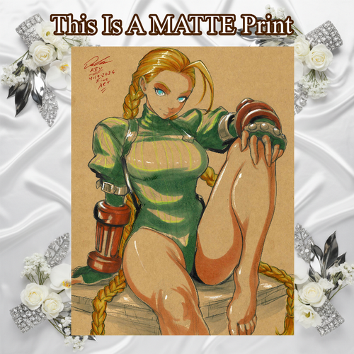 Cammy Art Illustration Hard Signed 8.5x11in Fine Art PRINT