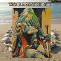 Lady Death Art Illustration Hard Signed 8.5x11in Fine Art PRINT