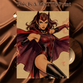 Scarlet Witch Art Illustration Hard Signed 8.5x11in Fine Art PRINT