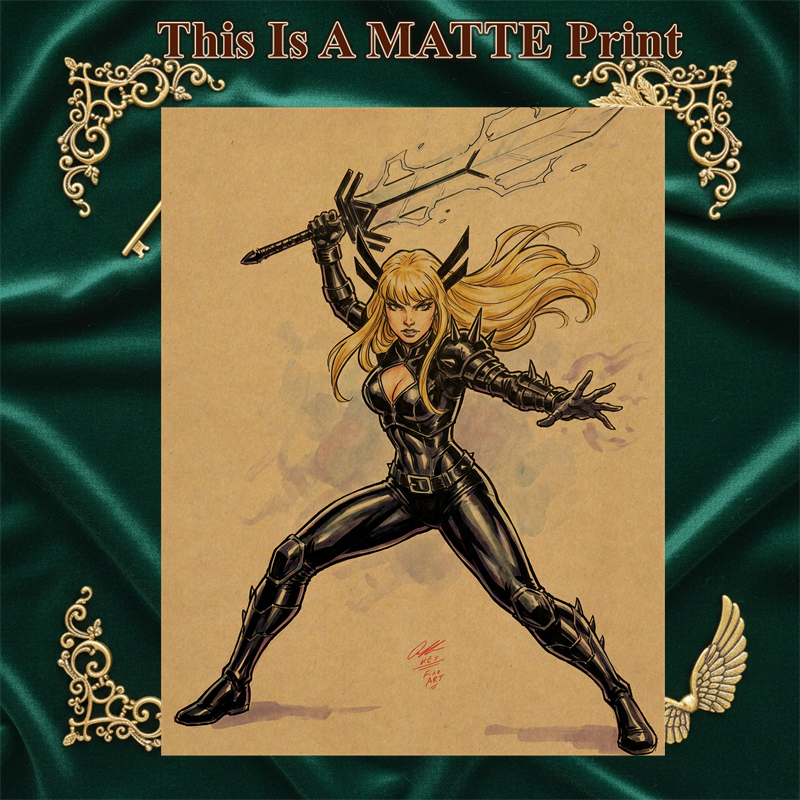 Magik Art Illustration Hard Signed 8.5x11in Fine Art PRINT