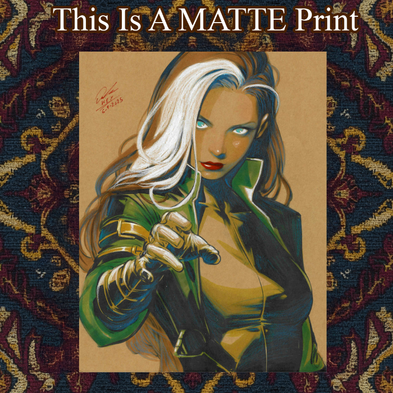 Rogue Art Illustration Hard Signed 8.5x11in Fine Art PRINT