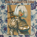 Nier Automata Type B Art Illustration Hard Signed 8.5x11in Fine Art PRINT