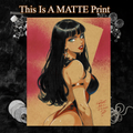 Vampirella Art Illustration Hard Signed 8.5x11in Fine Art PRINT
